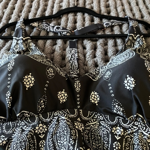 Raisins Curve Trendy Plus Size Trinidad T-Back Tankini Size 24W - Picture 4 of 6